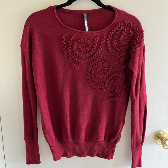 Anthropologie Plenty by Tracy Reese Red Sweater - Picture 1 of 12